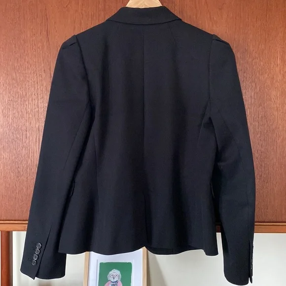 J Crew well constructed and lined petite jacket w/ slightly puffed sleeves - Picture 8 of 13